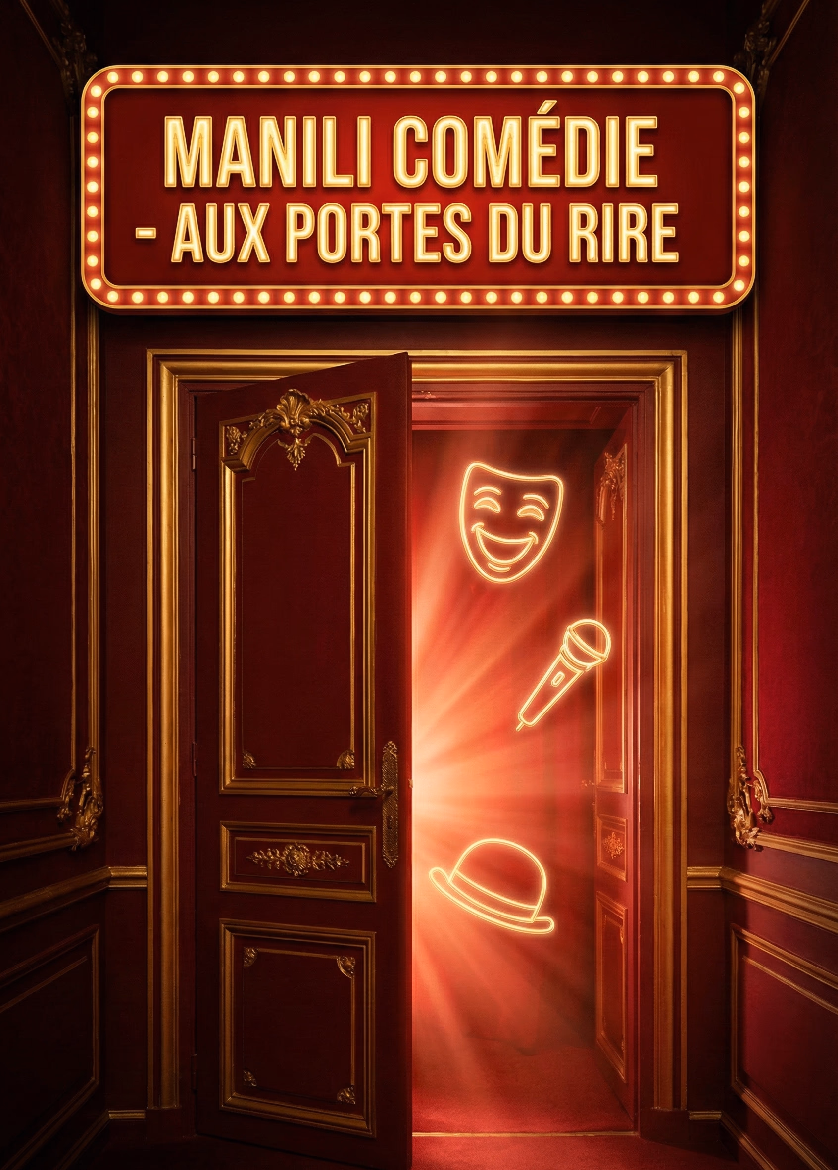 Illustration de l'escape game AUX PORTES DU RIRE - COMÉDIE & AVENTURE à Saint-Jean-de-Braye